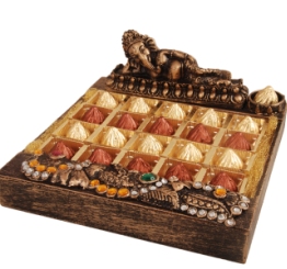 Ganpati Gift Pack chocolate shaped heart