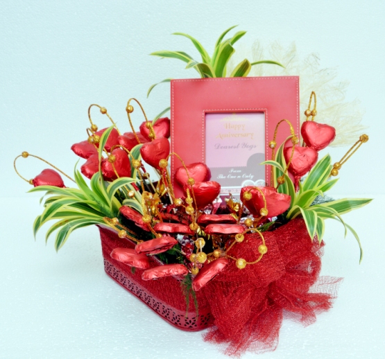 Heart Chocolates for Valentine Day